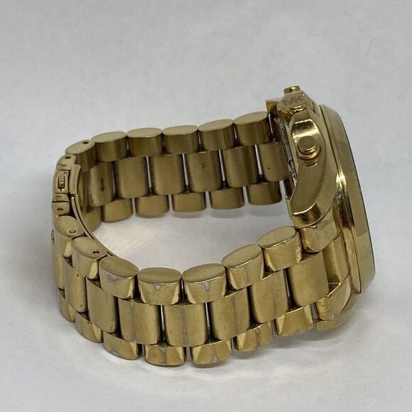 Michael Kors MK5605 Women's Gold Stainless Steel Gold Analog Dial Watch GE422 - Picture 12 of 12